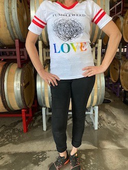 Tumbleweed Red & White Love Tee