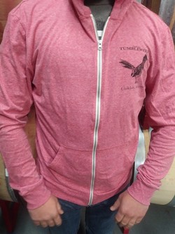 Thin Hoodie Light Red