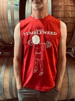 Weightlifter Red Tank MENS