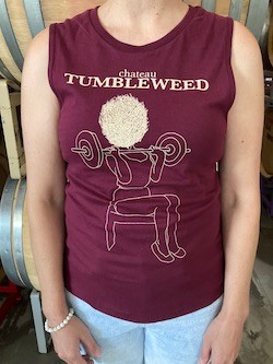 Weightlifter Tank Maroon LADIES
