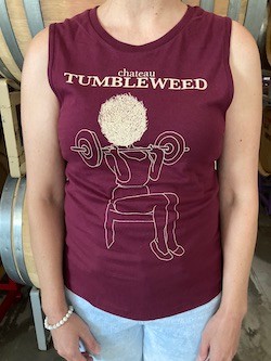 Weightlifter Tank Maroon LADIES