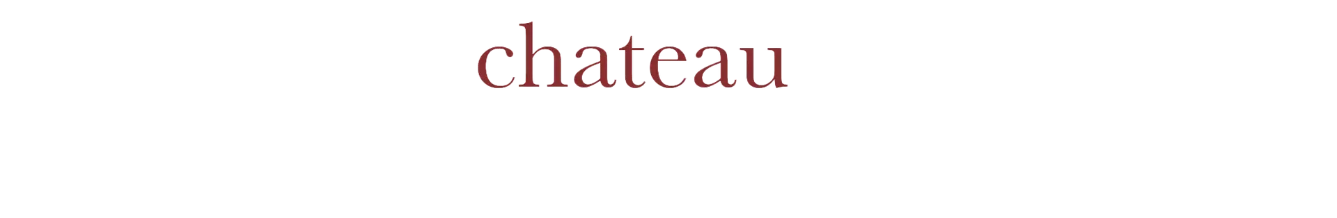 Chateau Tumbleweed Scrolled light version of the logo (Link to homepage)